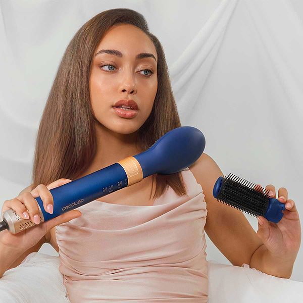 Фото - Стайлер Cecotec Bamba CeramicCare 14in1 AirGlam Blue (CCTC-00253)