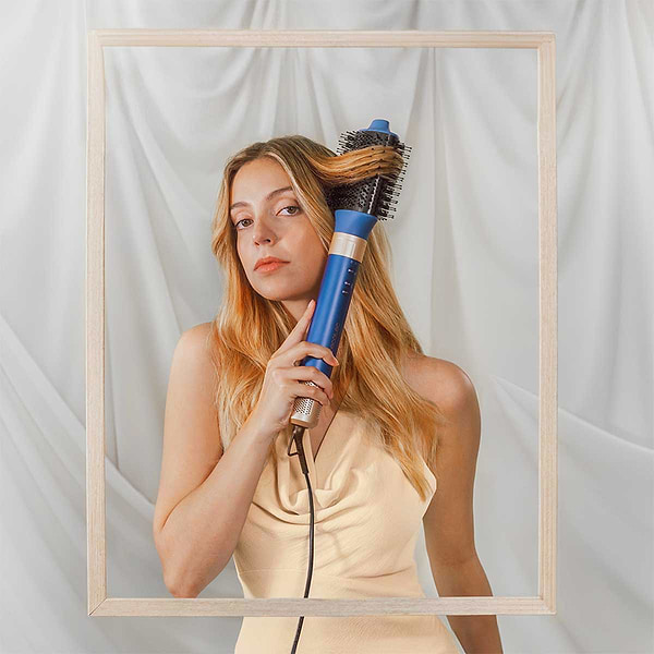 Фото - Стайлер Cecotec Bamba CeramicCare 14in1 AirGlam Blue (CCTC-00253)