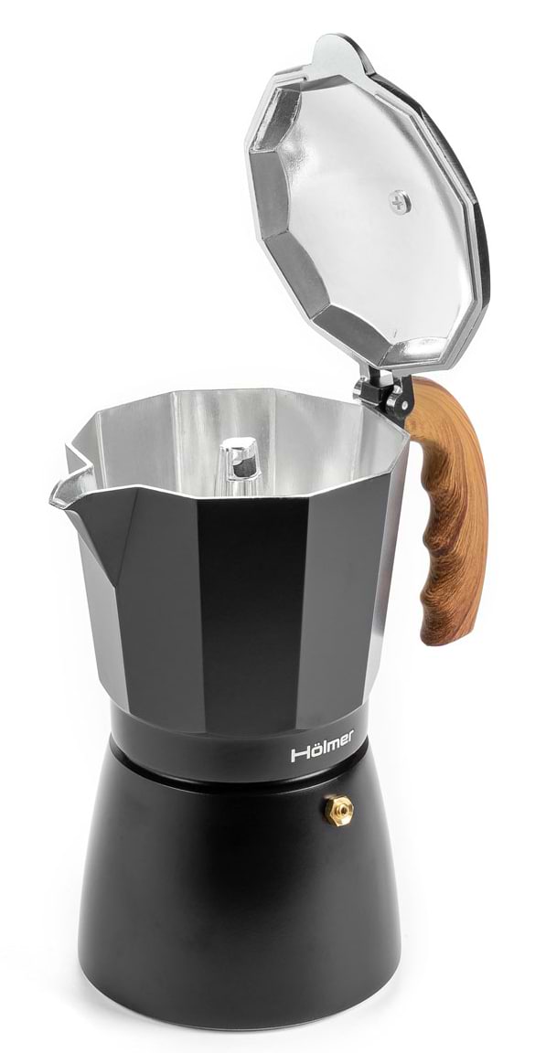 Фото - Кавоварка гейзерна Holmer CF-0450-BW Natural