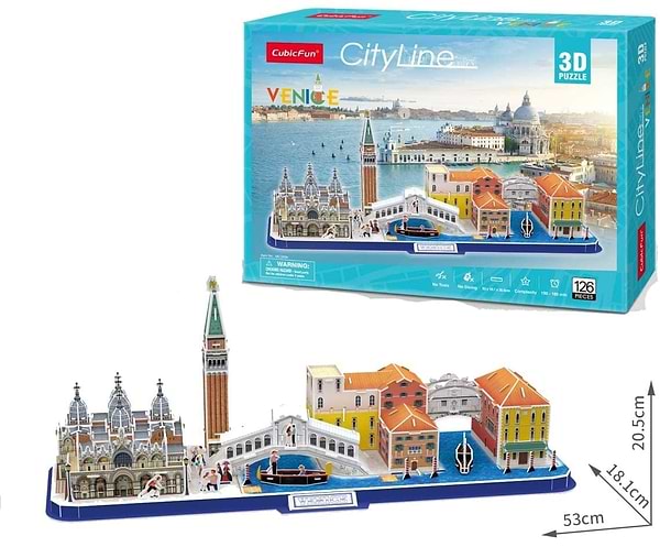 Фото - 3D пазлы Cubic Fun City line "Венеция" (MC269h)