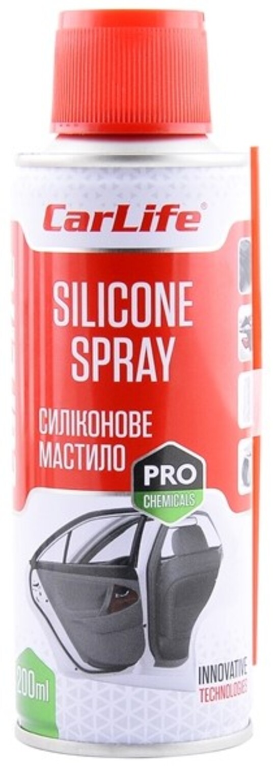 Фото - Змазка для авто CarLife SILICONE SPRAY 200 мл (CF200) Фото - Змазка для авто CarLife SILICONE SPRAY 200 мл (CF200)