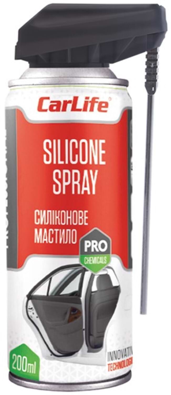 Смазка для авто CarLife SILICONE SPRAY Professional 200 мл (CF206) - Фото 1