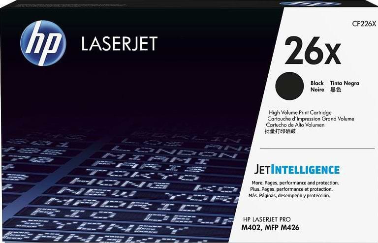 Картриджі для лазерних принтерів HP 26X LJ Pro M402d/M402dn/M402n/M426dw/ M426fdn/M426fdw Black (CF226X) - Фото 1