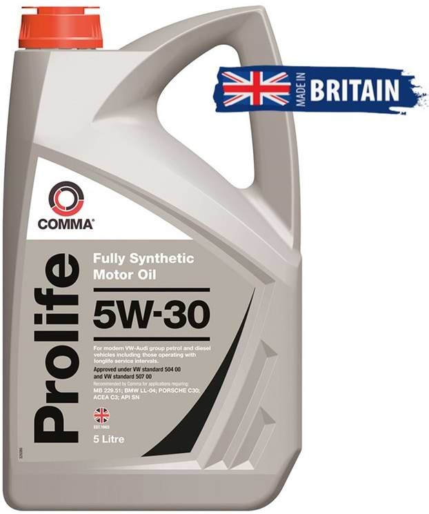 Олива для авто COMMA PROLIFE 5W-30 5л (PRO5L)