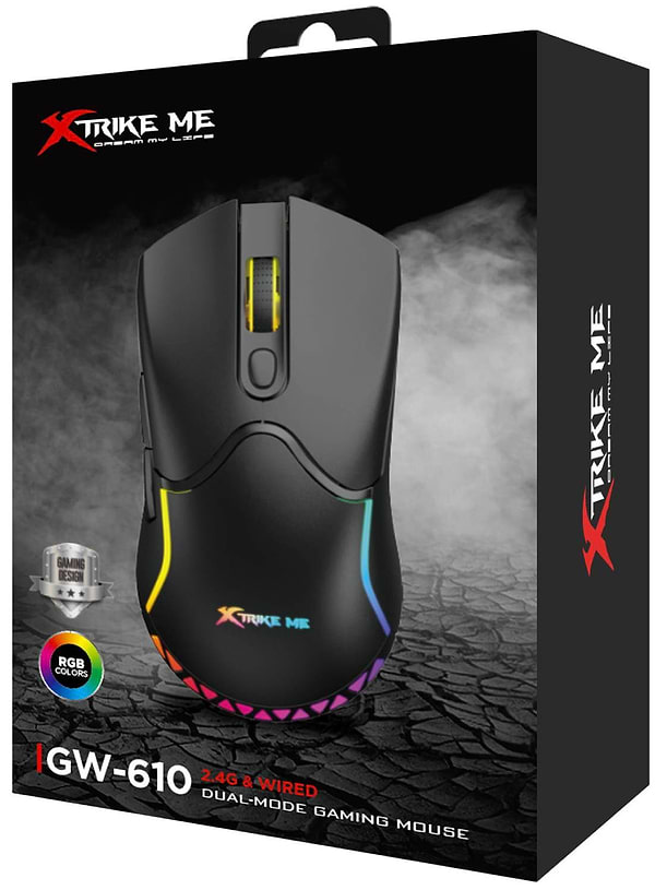 Фото - Миша бездротова ігрова XTRIKE ME GW-610