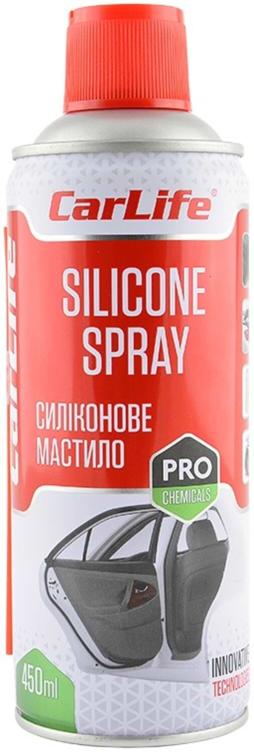 Фото - Змазка для авто CarLife SILICONE SPRAY 450 мл (CF450) Фото - Змазка для авто CarLife SILICONE SPRAY 450 мл (CF450)