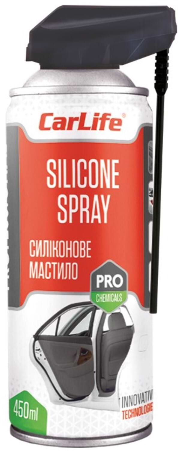 Фото - Смазка для авто CarLife SILICONE SPRAY Professional 450 мл (CF455)