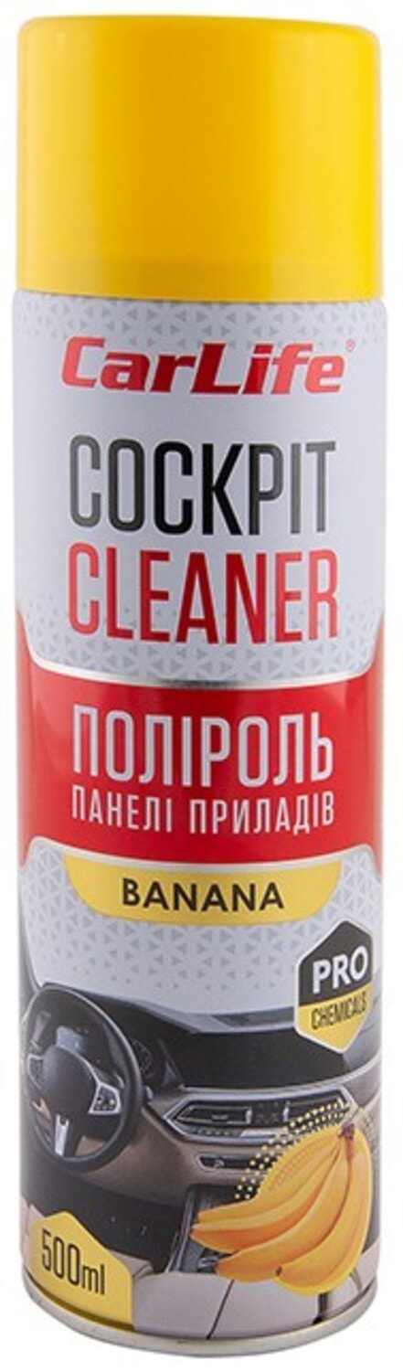 Полироль для авто CarLife Банан Cockpit Cleaner 500 ml (CF504)