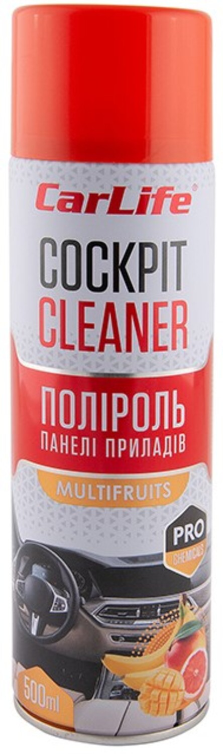 Фото - Поліроль для авто CarLife Мультифрукт Cockpit Cleaner 500 ml (CF507)
