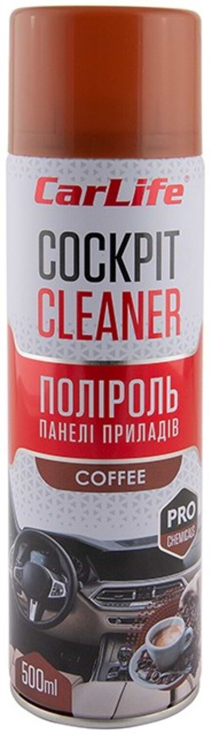Фото - Поліроль для авто CarLife Кава Cockpit Cleaner 500 ml (CF508)