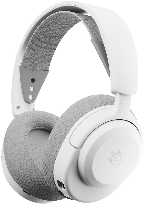 Фото - Гарнітура бездротова ігрова SteelSeries Arctis Nova 3P Wireless MultiPlatform White (61687)