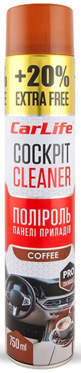 Фото - Полироль для авто CarLife Кофе Cockpit Cleaner 750 ml (CF757)