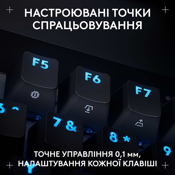 Фото - Клавиатура проводная игровая Logitech G PRO X TKL RAPID Black LINEAR (920-013233)