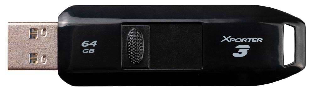 Флеш USB Patriot Xporter 3 64GB USB 3.2 Gen 1 Slider Type-A (PSF64GX3B3U) - Фото 1