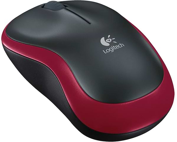 Фото - Мышь беспроводная Logitech M185 USB Red (910-002237)