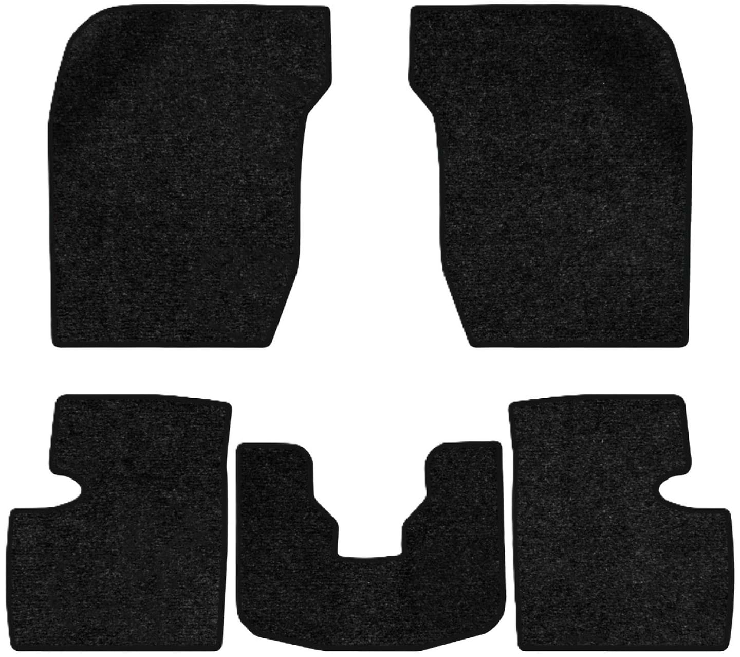 Коврики ворсовые в салон авто EVAtech Standard для Changan Benni (BenBen) 2006-2013 1 поколение Htb China черный кант CG13001CB5VEB