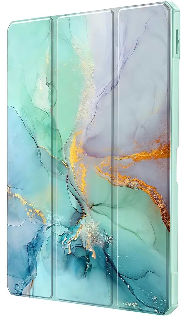 Фото - Чохол для планшета BeCover Soft Edge TPU з кріпленням для стілусу for Xiaomi Redmi Pad SE 8.7'' Green Marble (712574)