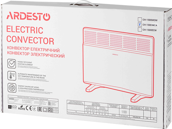 Фото - Конвектор Ardesto CH-1500MCA
