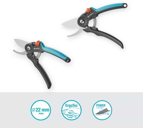 Фото - Ножиці садові Gardena PremiumCut Fresh Wood обвідний 22 мм (12241-20.000.00)
