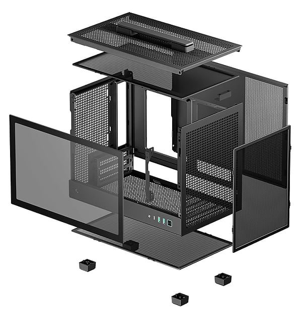 Фото - Корпус Deepcool CH160 Black (R-CH160-BKNGI0-G-1) без БП