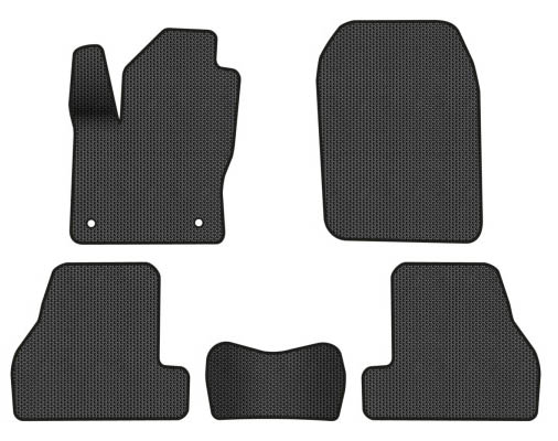 EVA коврики в салон авто EVAtech для Focus (C346) Ford 2011-2018 3 поколение Htb USA FD1651C5AV2SBB