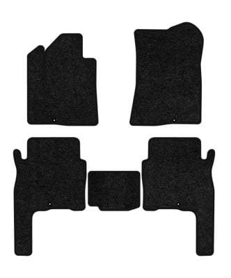 Килимки ворсові в салон авто EVAtech Standard для Hyundai Santa FE (CM) 5 seats 2006-2010 2 покоління SUV Korea чорний кант HY33308CLK5KD4VEB