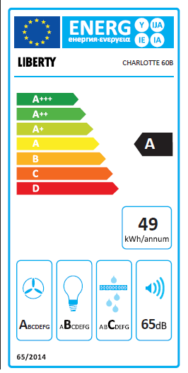 Фото - Витяжка декоративна Liberty Charlotte 60 W