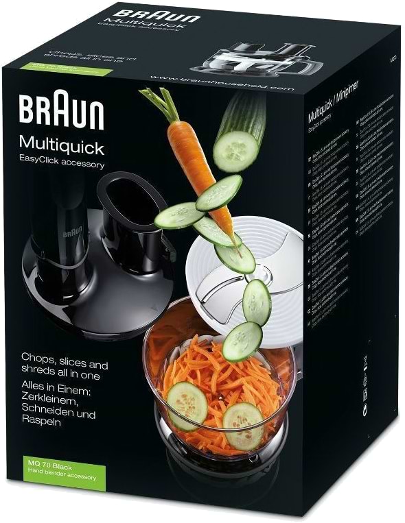 Фото - Насадка для блендера Braun MQ70 Фуд процесор черн