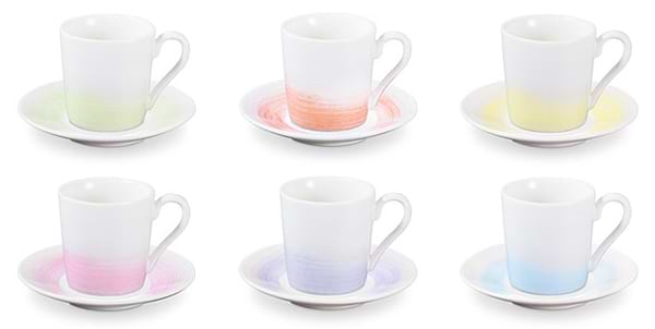 Фото - Набор чашек tescoma 387714 myCOFFEE с блюдцем 6 шт. Pastels