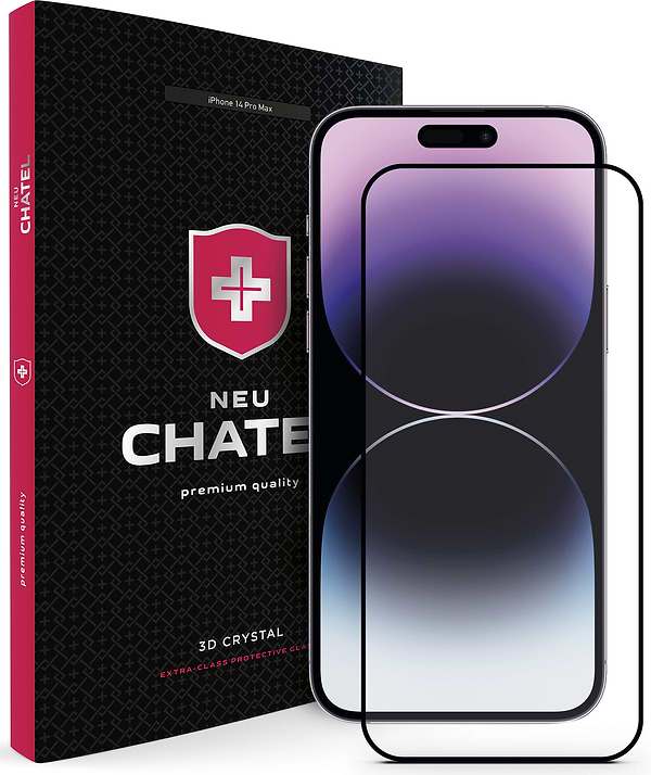 Фото - Захисне скло для смартфону NEU Chatel Corning Gorilla Glass with Mesh for iPhone 14 Pro Max Front Black (+NEU3D14PMB) Фото - Захисне скло для смартфону NEU Chatel Corning Gorilla Glass with Mesh for iPhone 14 Pro Max Front Black (+NEU3D14PMB)