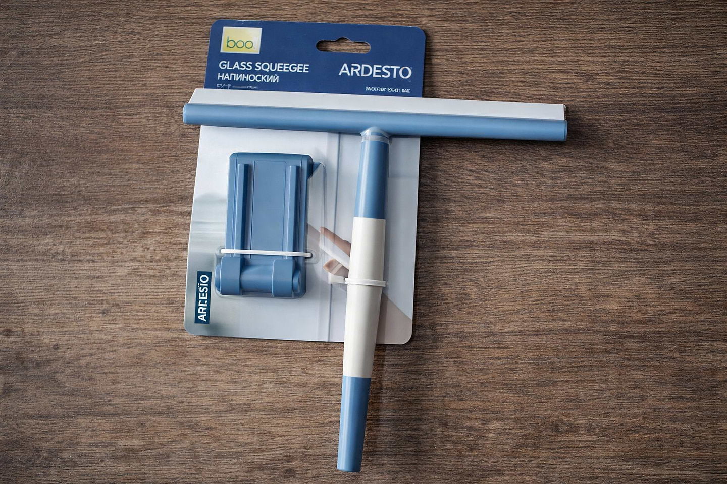 Щітка для миття скла Ardesto Solid 22.7х21.7 см (ARHE3402B) - Фото 1