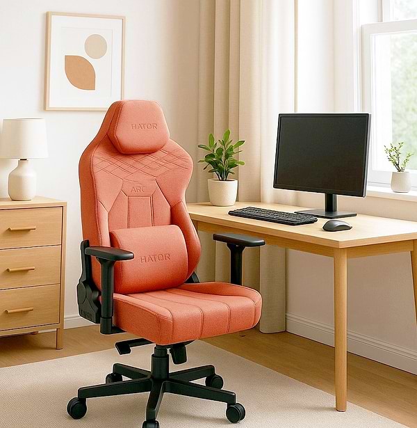 Фото - Крісло для геймерів Hator Arc 2 XL Fabric (HTC2109) Orange
