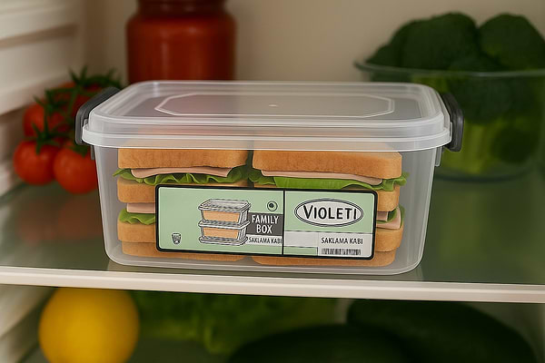 Фото - Емкость для хранения VIOLET HOUSE 0463 Family Box Transparent 2 л