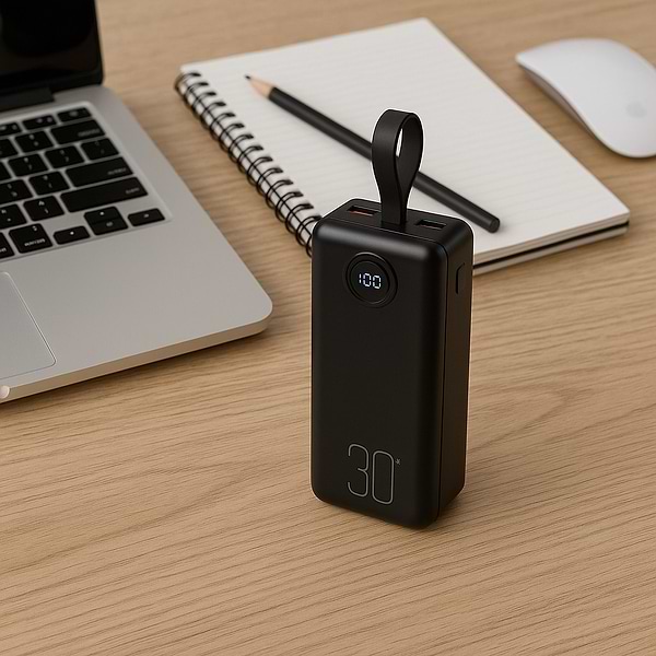 Фото - Батарея мобильная XO PR240 30000mAh 22.5W Black