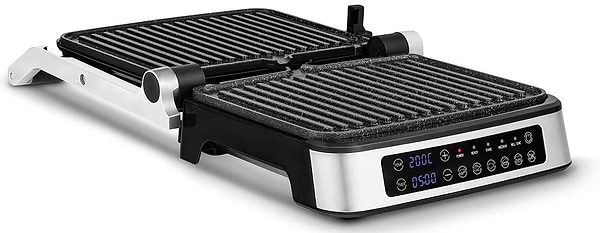 Фото - Мікропошкодження - Гриль-барбекю електричний Zeegma GRILL CHEF 2.0 SILVER