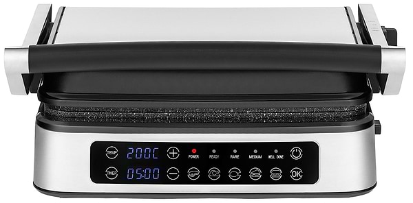 Фото - Мікропошкодження - Гриль-барбекю електричний Zeegma GRILL CHEF 2.0 SILVER Фото - Мікропошкодження - Гриль-барбекю електричний Zeegma GRILL CHEF 2.0 SILVER