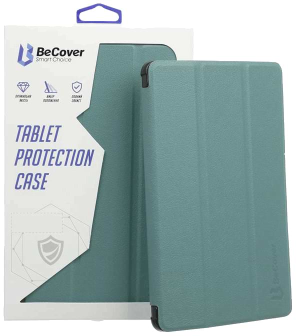 Чохол для планшета BeCover Smart for Samsung Galaxy Tab S6 Lite SM-P610/SM-P615 Dark Green (705214) - Фото 1