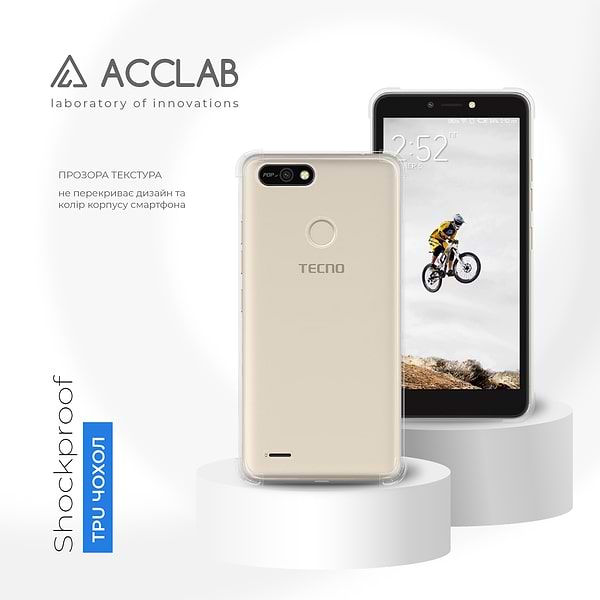 Фото - Чехол для смартфона ACCLAB Shockproof for Tecno Pop 2F (1283126553967)
