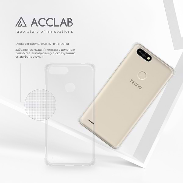 Фото - Чехол для смартфона ACCLAB Shockproof for Tecno Pop 2F (1283126553967)