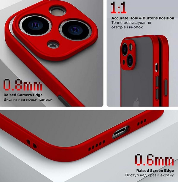 Фото - Чохол для смартфону Armorstandart Frosted Matte for Samsung S23FE 5G Red (ARM69717)