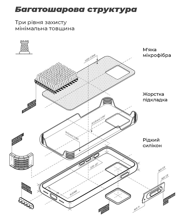 Фото - Чехол для смартфона Armorstandart Icon Case for Samsung A05 (A055) Red (ARM71803)