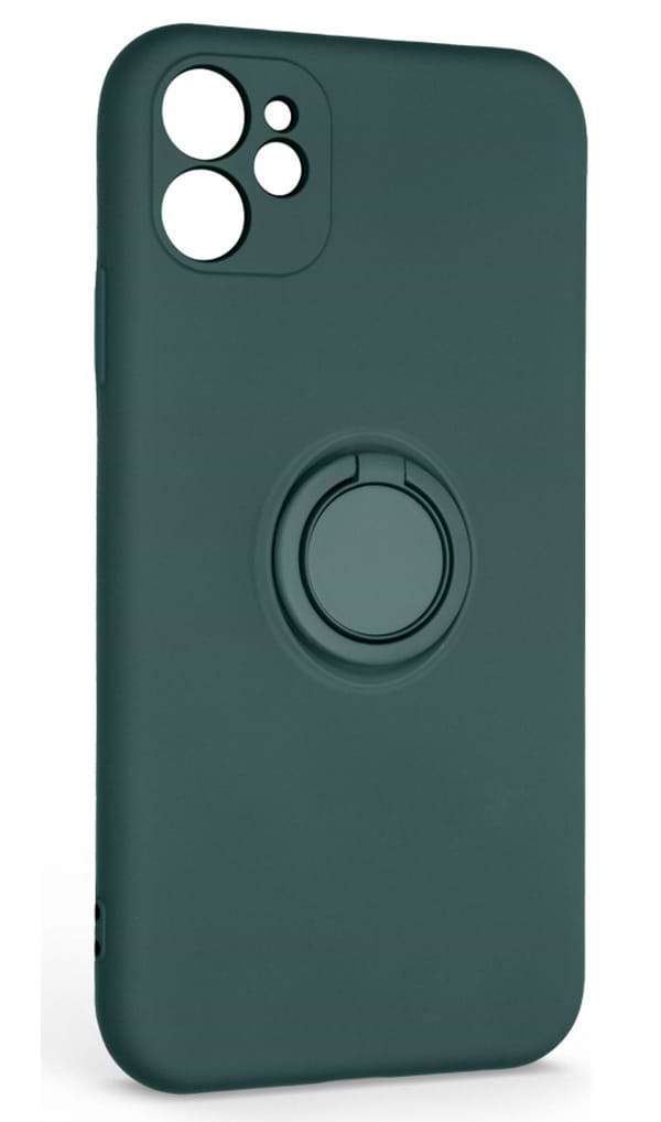 Чохол для смартфону Armorstandart Icon Ring for Apple iPhone 11 Dark Green (ARM68647) - Фото 1
