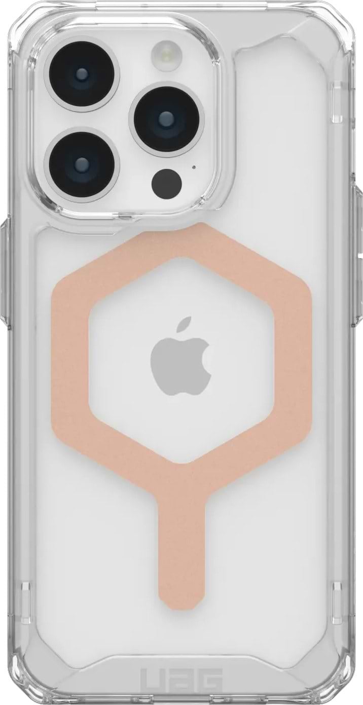 Чехол для смартфона UAG for Apple Iphone 15 Pro Plyo Magsafe Ice/Rose Gold (114286114348) - Фото 1