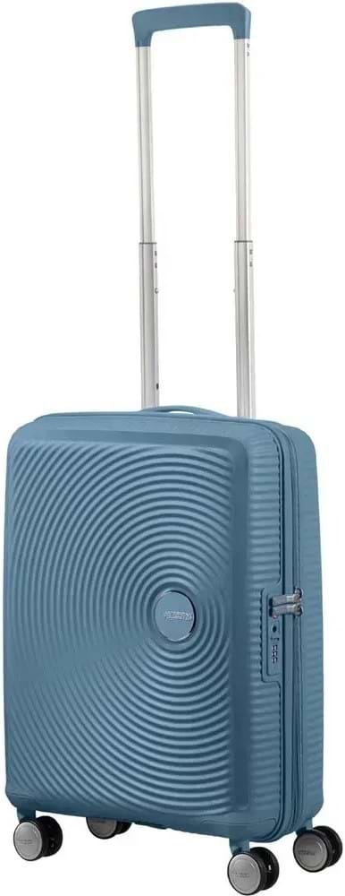 Фото - Чемодан American Tourister Soundbox 55 см серо-синий (32G*51001) Фото - Чемодан American Tourister Soundbox 55 см серо-синий (32G*51001)