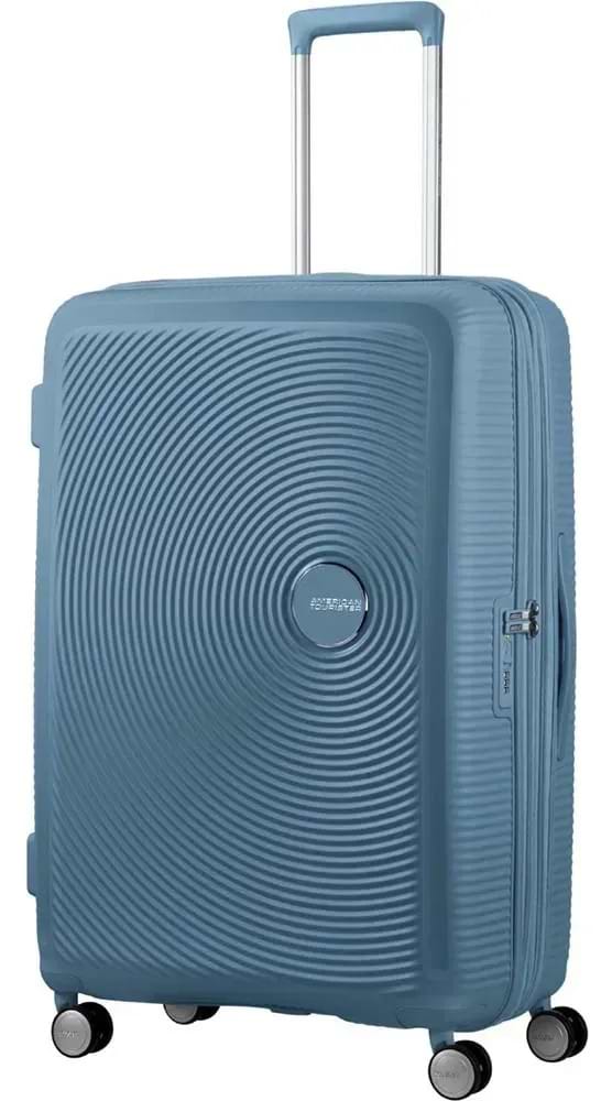 Валіза American Tourister Soundbox 77 см сіро-синій (32G*51003)