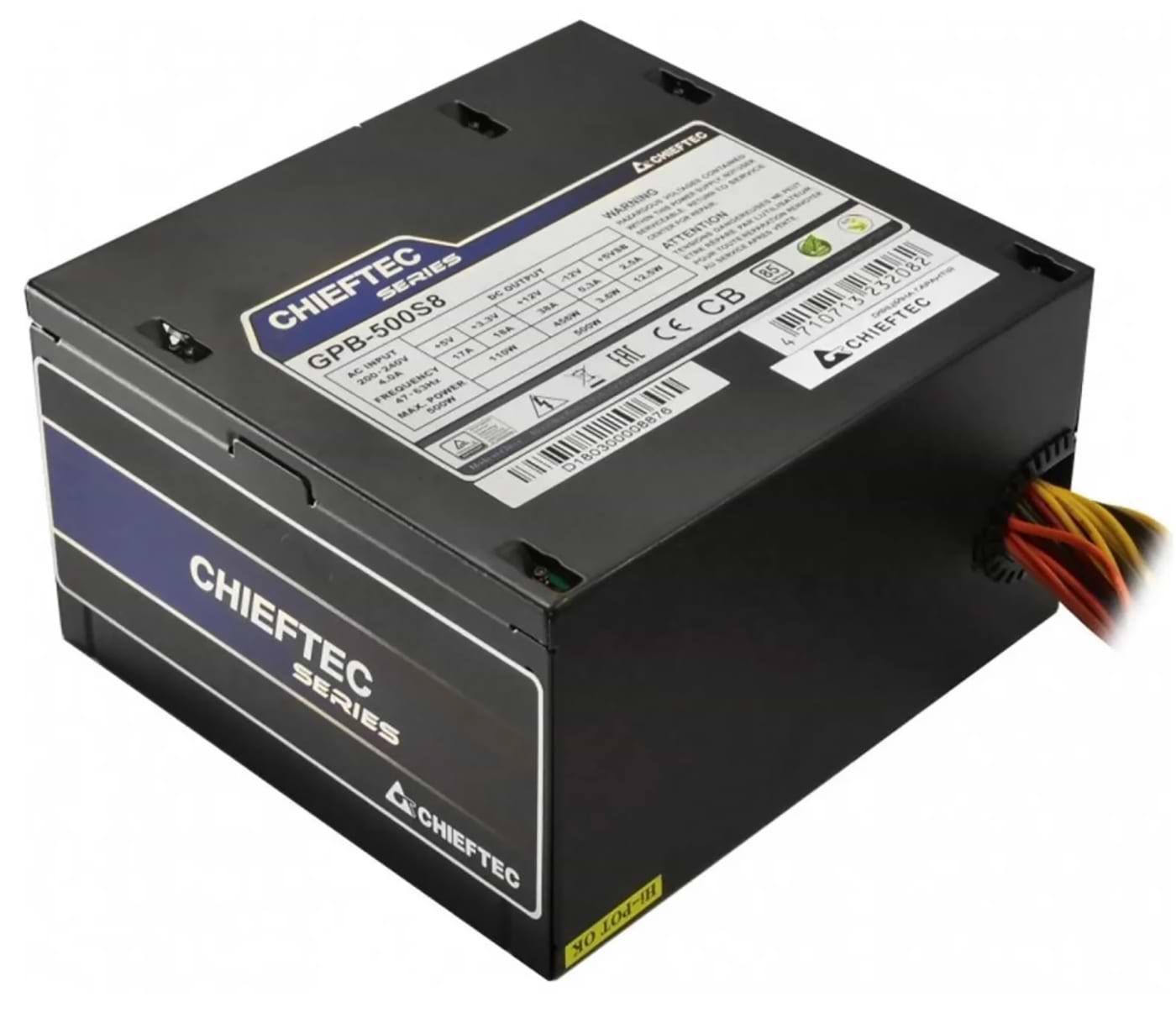 Блок питания для ПК Chieftec i-ARENA 500W (GPB-500S8) bulk