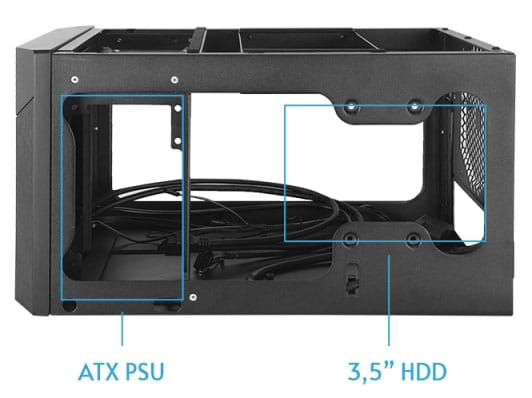 Фото - Корпус Chieftec PRO CUBE MINI CminiITX, Black без БП (CN-01B-OP)