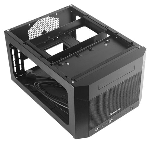 Фото - Корпус Chieftec PRO CUBE MINI CminiITX, Black без БП (CN-01B-OP)