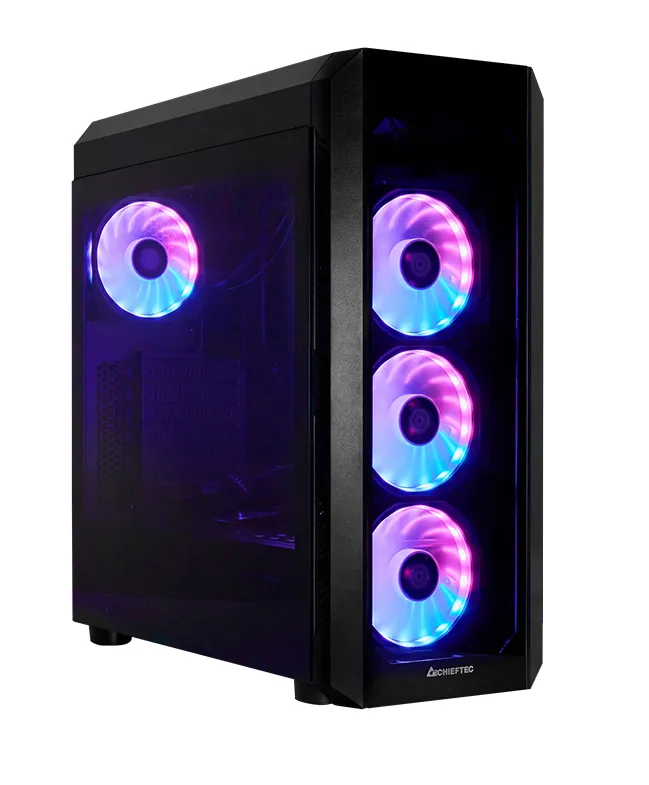 Корпус Chieftec Scorpion III GL-03B-OP Black без БП