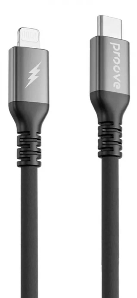 Кабель синхронізації даних Proove ReGen Silicone Type-C to Lightning 27W 2m Black (CCRS60002121) - Фото 1